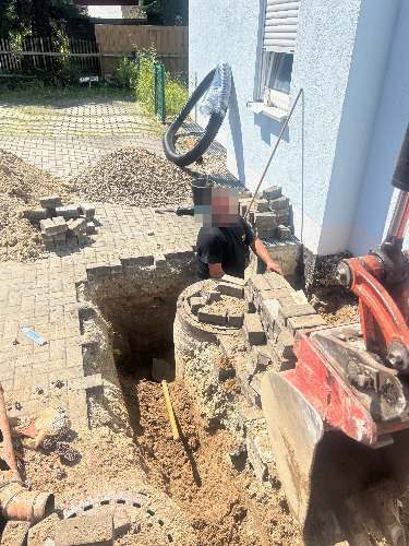 Minibagger mieten Bamberg und Umgebung (nur mit Fahrer)