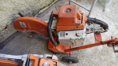 2x Stihl TS 760 AV Trennschleifer + Führungswagen Bastler